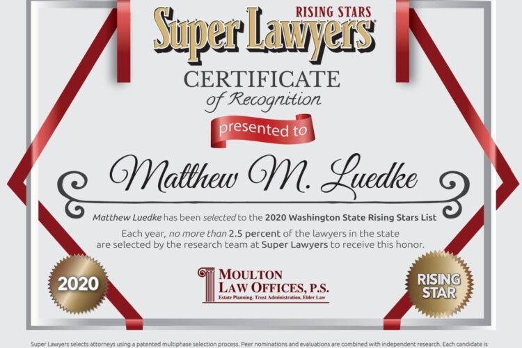 Super Lawyers Rising Star 2020
