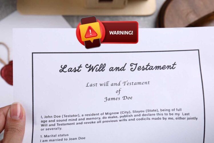 last will & testament